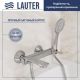 Смеситель Lauter Velvet 21СК6696С с лейкой Daisy 21S10167
