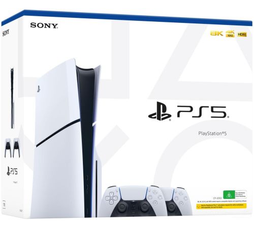 Игровая приставка Sony PlayStation 5 Slim CFI-20XX 1 ревизия, с дисководом, 2 геймпада