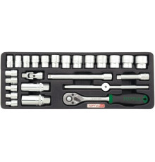 Набор торцевых головок  Toptul GCAT2502 25 предметов