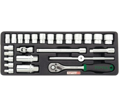 Набор торцевых головок  Toptul GCAT2502 25 предметов