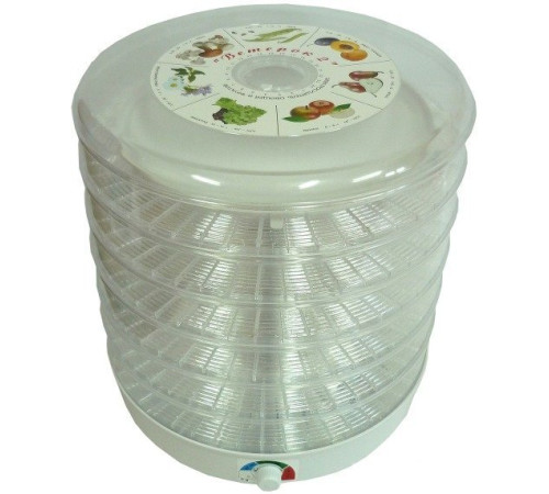 Сушилка для овощей и фруктов Спектр-Прибор Ветерок-2 ЭСОФ-0,6/220 6 поддонов, прозрачный