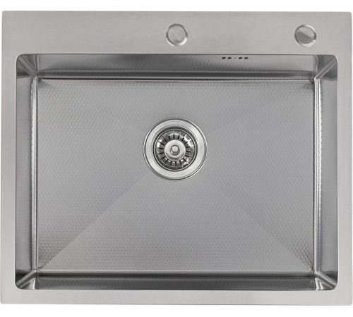 Кухонная мойка Basic CL DS Decor 60x50 сатин, коландер, дозатор