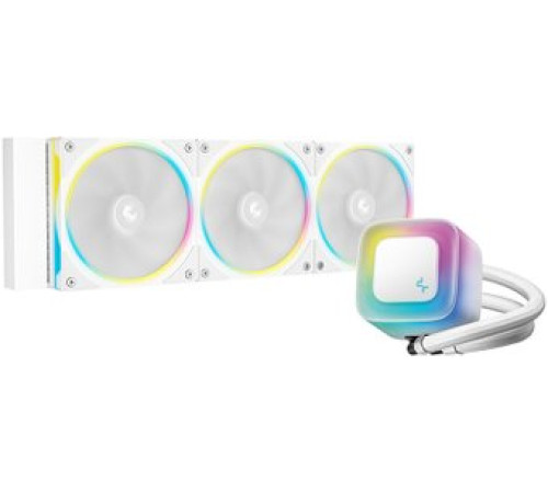 Система жидкостного охлаждения для процессора DeepCool LE360 PRO WH R-LE360PRO-WHAMMC-G-1