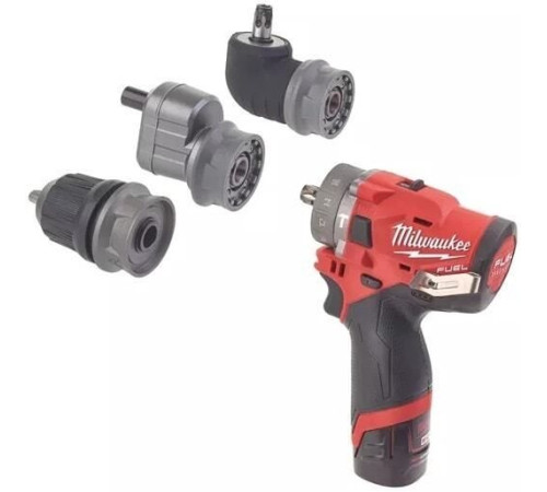 Ударная дрель-шуруповерт Milwaukee M12 FPDXKIT-202X 4933464138 с 2-мя АКБ, кейс