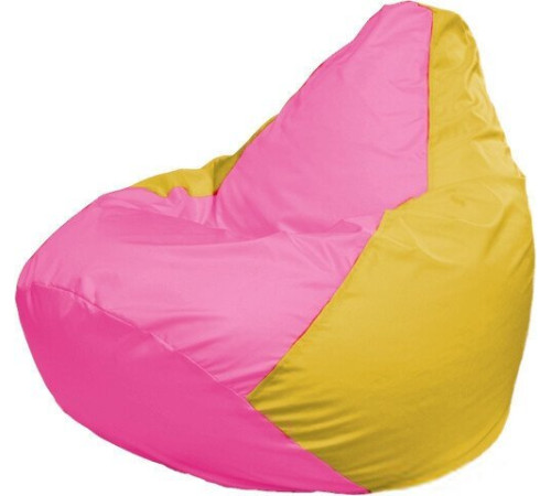 Кресло-мешок Flagman Груша Макси Г2.1-201 желтый/розовый