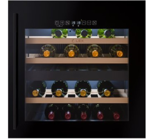 Винный шкаф LEX LWD6036BL Dual Zone S