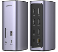 Док-станция Ugreen USB C Triple Display Docking Station 12-in-1 90325
