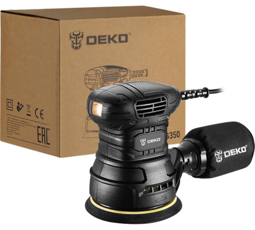Эксцентриковая шлифмашина Deko DKG350 063-4263