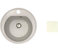 Кухонная мойка БелЭворс Traffic белый, без сифона