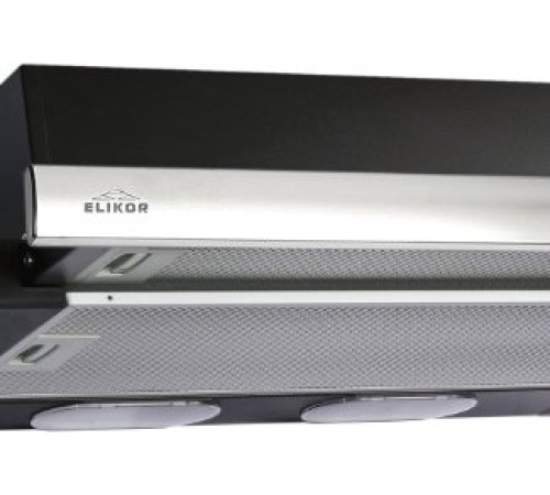 Кухонная вытяжка Elikor Интегра 50П-400-В2Л черный/нержавеющая сталь