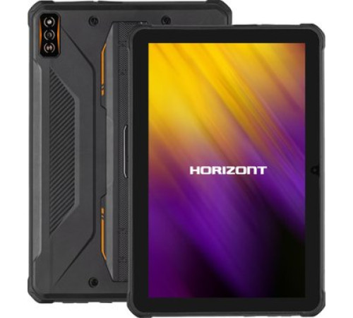 Планшет Horizont H-Tab 1 Shield 6GB/256GB LTE черный/оранжевый