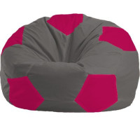 Кресло-мешок Flagman Мяч Стандарт М1.1-371 темно-серый/малиновый