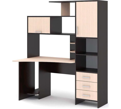 Стол Стендмебель №6 дуб белфорт/венге