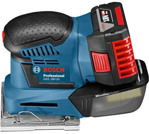 Виброшлифмашина Bosch GSS 18V-10 Professional 06019D0200 без АКБ