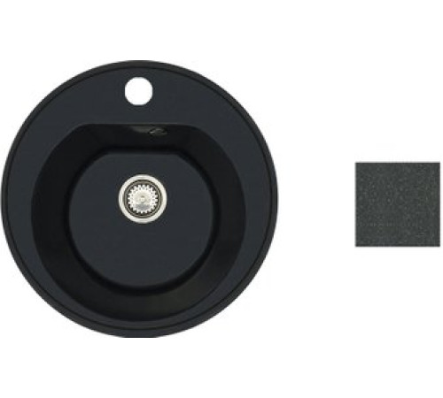 Кухонная мойка БелЭворс Traffic антрацит, без сифона