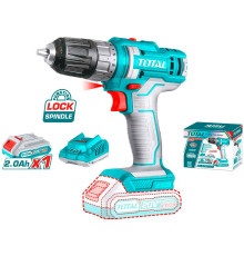 Дрель-шуруповерт Total TDLI200518 с 1-м АКБ