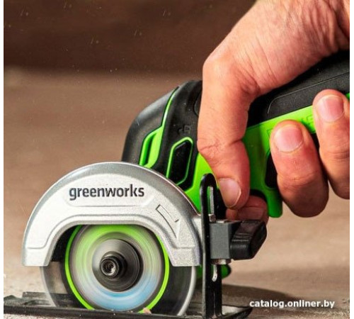 Угловая шлифмашина Greenworks GD24UCS без АКБ