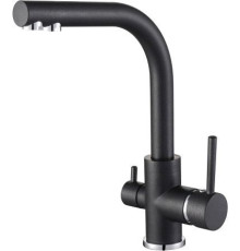 Смеситель ZorG Akvaduo Premium Brass black metallic