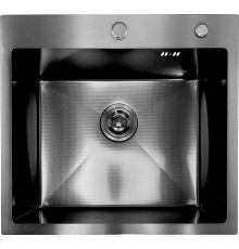 Кухонная мойка Asteria A5550NB-D1 черный декор