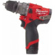 Ударная дрель-шуруповерт Milwaukee M12 FPDX-202X 4933464136 с 2-мя АКБ, кейс