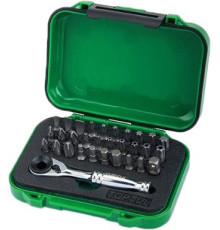 Набор трещотка с головками и битами Toptul GABW3103 31 предмет