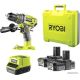 Ударная дрель-шуруповерт Ryobi R18PD7-220B 5133004295 с 2-мя АКБ, кейс