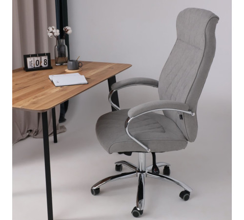 Офисное кресло AksHome Star ткань, светло-серый