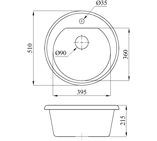 Кухонная мойка БелЭворс Traffic антрацит
