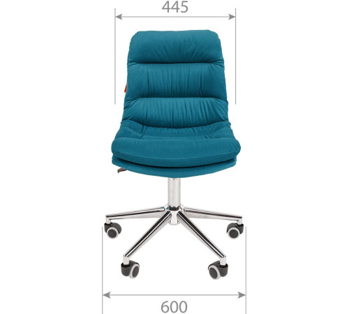 Офисное кресло CHAIRMAN Home 115 T-55 темно-серый