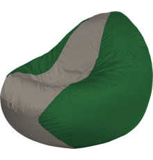 Кресло-мешок Flagman Classic К2.1-61 зеленый/серый