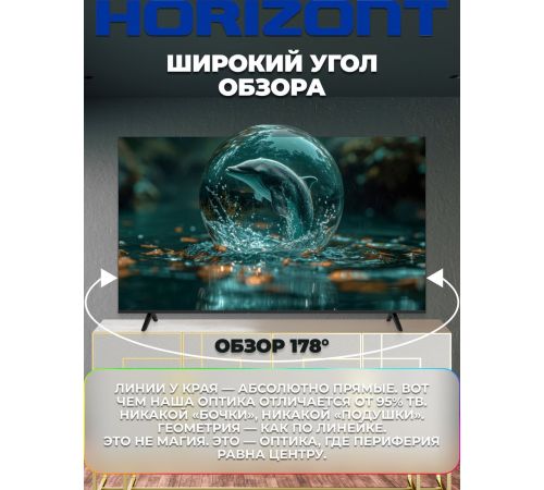 Телевизор Horizont 65UHDS25BG