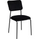 Стул AksHome Rain черный велюр HLR-66/черный