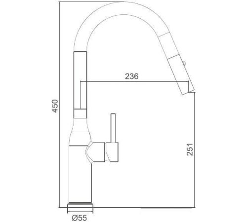 Смеситель Gappo G4398-46