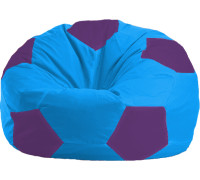 Кресло-мешок Flagman Мяч Стандарт М1.1-269 голубой/фиолетовый