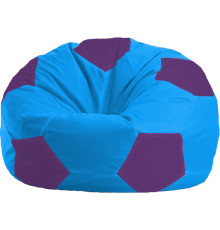 Кресло-мешок Flagman Мяч Стандарт М1.1-269 голубой/фиолетовый