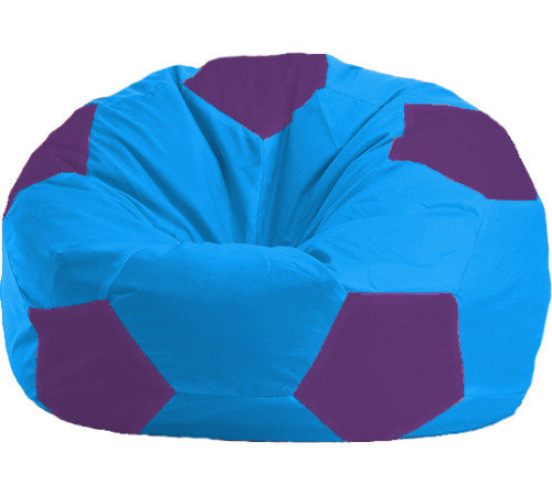 Кресло-мешок Flagman Мяч Стандарт М1.1-269 голубой/фиолетовый