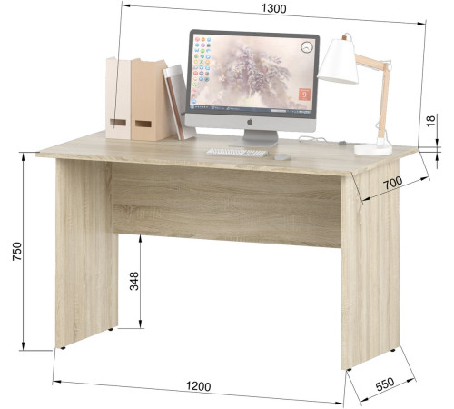 Стол Славянская столица С-1-13 дуб сонома