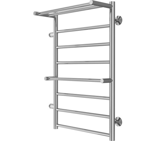 Полотенцесушитель TERMINUS Аврора П8 500х800 с 2 полками и боковым подключением 500 слева