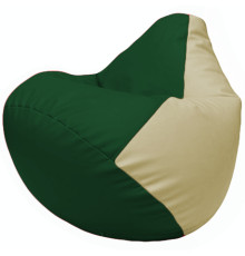 Кресло-мешок Flagman Груша Г2.3-0110 зеленый/светло-бежевый
