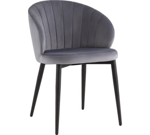 Стул Stool Group Lastura велюр серый