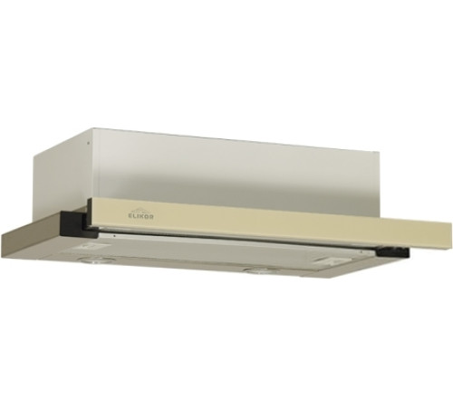 Кухонная вытяжка Elikor Интегра Glass 60Н-400-В2Д нержавеющая сталь/бежевый
