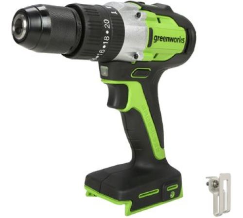 Ударная дрель-шуруповерт Greenworks GD24DD60 3704107CUB с 1-им АКБ