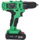 Дрель-шуруповерт Zitrek Green 20-Li Plus 083-1115 с 2-мя АКБ