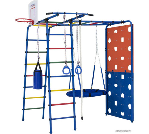 Детский спортивный комплекс Формула здоровья Street 2 салатовый/радуга