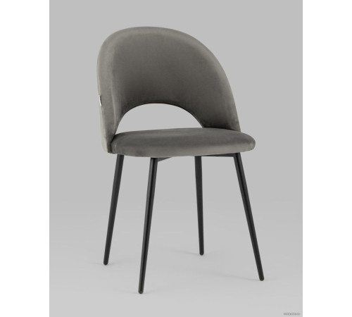 Стул Stool Group Меган AV 415-H18-08P велюр темно-серый