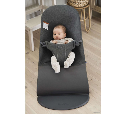 Шезлонг BabyBjorn Bliss 3D Jersey ткань, charcoal grey