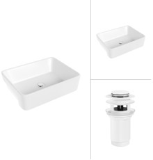 Умывальник Lauter 21675 + клапан 21190W