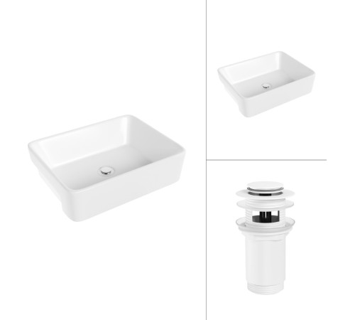 Умывальник Lauter 21675 + клапан 21190W