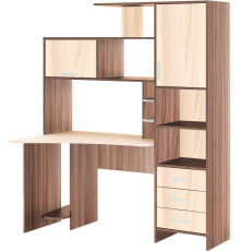 Стол Стендмебель №6 ясень шимо светлый/ясень шимо темный