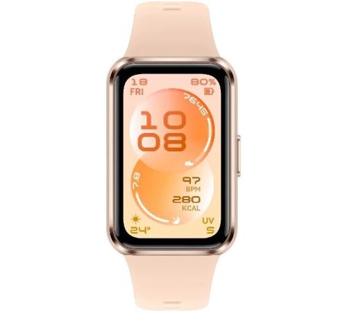 Фитнес-браслет Huawei Band 11 бежевый алюминиевый корпус, с бежевым силиконовым ремешком, международная версия